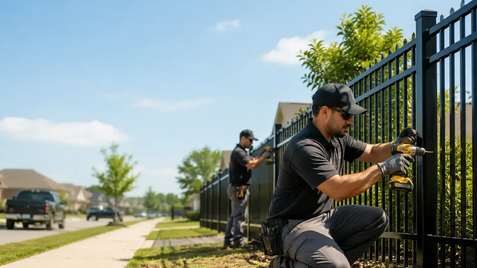 Metal Fence Installation in Hollytree, AL